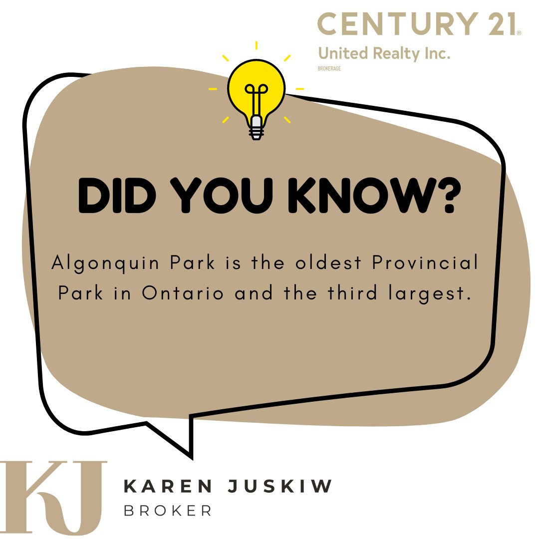 Did you know? Have you been to Algonquin Park?

What is your favourite provincial park?

#realestate #forsale #kawarthalakes #ptbo #kawarthanorthumberland #northumberland #durham #peterboroughontario #ptbocanada #broker... facebook.com/19830052685955…
