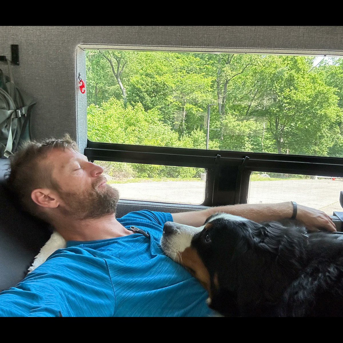SimmyJellers's tweet photo. Make yourself comfortable Nelson, jeeeeesh
.
#CAMperVAN #Pervvie #geocaching #CAM #hiking #storytelleroverland #maryland #MDT #MasonDixon #MasonDixonTrail #bernesemountaindog #bernesemountaindogs #vanlife #bestfriends https://t.co/GLd9xbD66D
