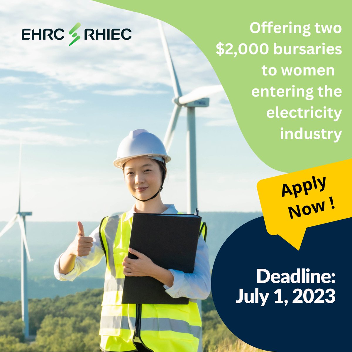 electricityHR's tweet photo. This is your chance to win a #bursary! Along with the financial support, the recipients will gain access to #mentorship and #networking opportunities through free access to @electricityHR's two signature events, Agents of Change and Awards of Excellence. https://t.co/ULfqFAxXhJ https://t.co/xSNMgFlB3s