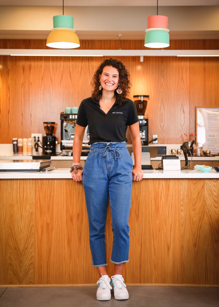 Congratulations Lindsay Wrege for making @TriangleBIZJrnl’s 40 Under 40 list! 🎉🐺🐾☕️ Wrege a #PoolePack alumni and the co-founder of @drink321coffee - a local coffee shop and roaster who employs individuals with special needs. 💙 #PooleAlumniSpotlight @NCStateAlumni @NCState