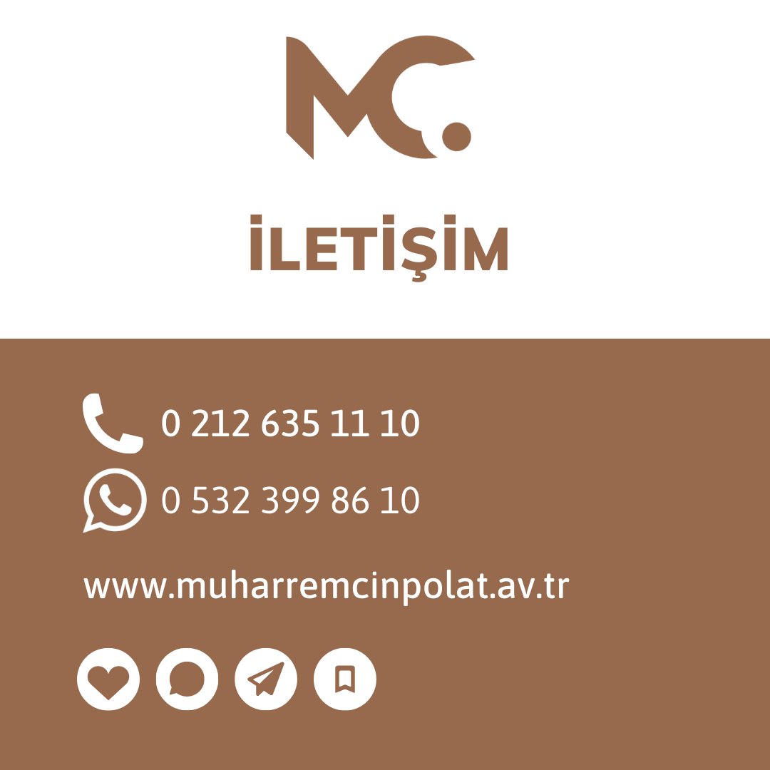 ✅ KONUTLARDA KİRA ARTIŞINA İLİŞKİN GEÇİCİ DÜZENLEME⠀
🌐 muharremcinpolat.av.tr/gayrimenkul-ve…

✅ TEMPORARY REGULATION ON RENT INCREASE ON HOUSING
🌐 en.muharremcinpolat.av.tr/real-estate-an…

☎️ +90 (212) 635 11 10

📍 Fatih / İSTANBUL⠀
⠀
#gayrimenkulhukuku
#hukuk
#law
#lawyer
#muharremcinpolat