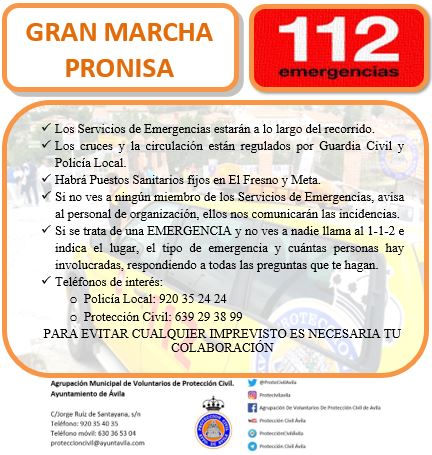 Mañana se celebra la #MarchaPronisa con salida a las 9.30h desde el Mercado Chico y llegada al parque de El Soto
Te dejamos unos consejos para que disfrutes de la marcha con total seguridad <a href="/PronisaAv/">PRONISA Plena Inclusión Ávila</a>