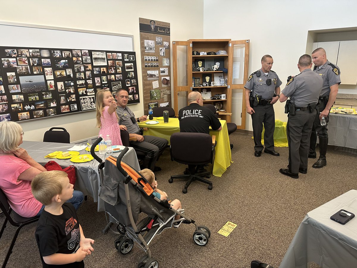 @OSHP Ironton Post open house was a success. Thanks to the Lawrence County Commissioners for their recognition! If you missed us, our next open house in Southeastern Ohio is June 23,2023 at our Chillicothe Post #JoinOSHP #OSHP90th