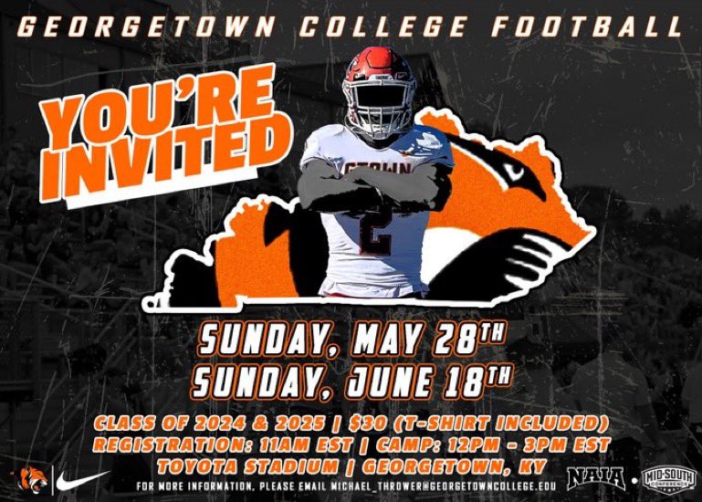 Thanks for the invite <a href="/CoachDamGC/">Coach Damschroder</a> I’ll see you there! <a href="/coachwesj/">Coach Wes Johnson</a> <a href="/Z_Tibbs/">Zach Tibbs</a>