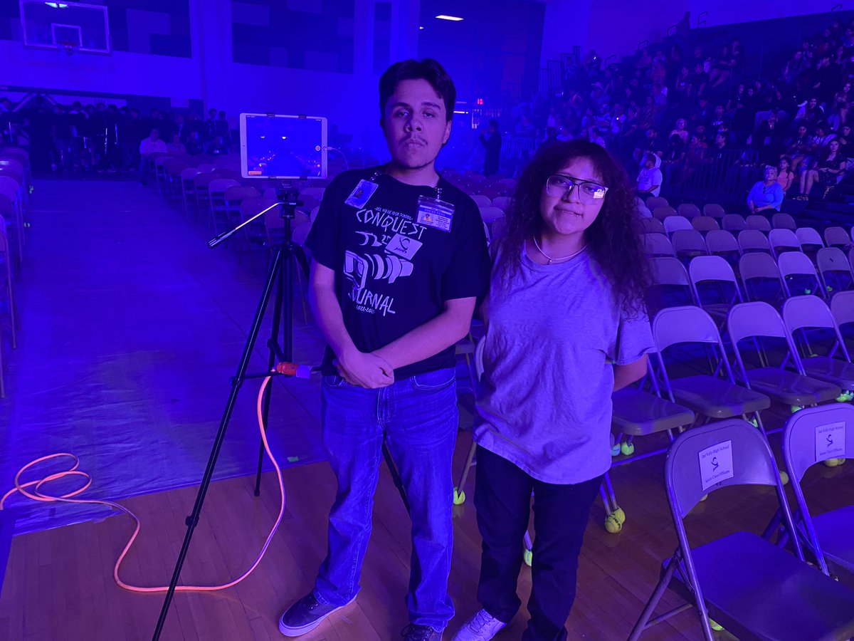 Thank you Joshua and Nayla for helping with the Farewell Assembly livestream. You did a great job!