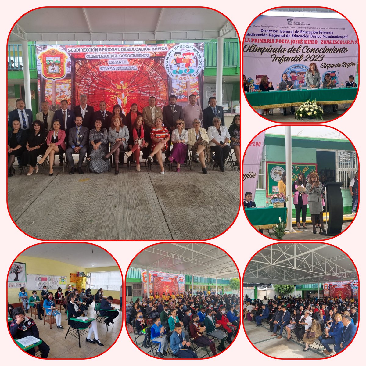 SREBNeza's tweet photo. Presidí la Olimpiada del Conocimiento Infantil 2023, Etapa Regional #Nezahualcóyotl. No es un examen, es un cuestionario voluntario y en libertad, es un indicador en el desempeño de nuestro Subsistema Educativo Estatal

¡Felicidades y éxito!

@TinocoGRogelio
@ma_pureza
@Paty_Ch28 https://t.co/jMNYwdHuI4