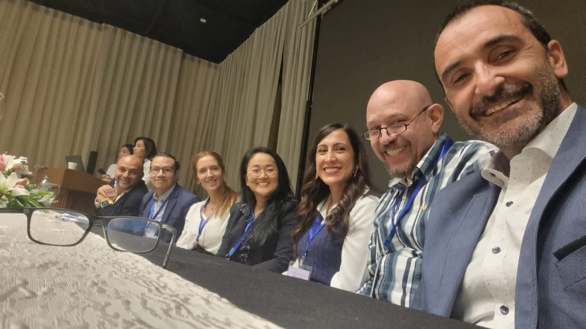 Andreina Fernandes (@andrefernandes2) on Twitter photo A meeting of friends, discussing the needs of the region, our capabilities and strengths, and all that we can achieve as a team.
<a href="/audreytsunoda/">Audrey Tsunoda</a> <a href="/oncohoegl/">Jorge Hoegl. MD</a> <a href="/isla_david/">David Isla Ortiz</a> <a href="/IJGConline/">IJGC</a> A meeting of friends, discussing the needs of the region, our capabilities and strengths, and all that we can achieve as a team.
<a href="/audreytsunoda/">Audrey Tsunoda</a> <a href="/oncohoegl/">Jorge Hoegl. MD</a> <a href="/isla_david/">David Isla Ortiz</a> <a href="/IJGConline/">IJGC</a>