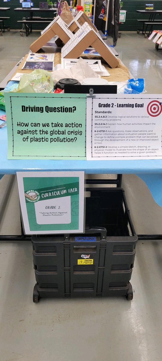 WeblingEl's tweet photo. #WeblingEl ,Curriculum fair on grade level projects went well and families got to see items created by students. Thank you teachers and staff for putting this together for the Webling families. #NaPueo , #CurriculumFair https://t.co/hiQLvpHGzs