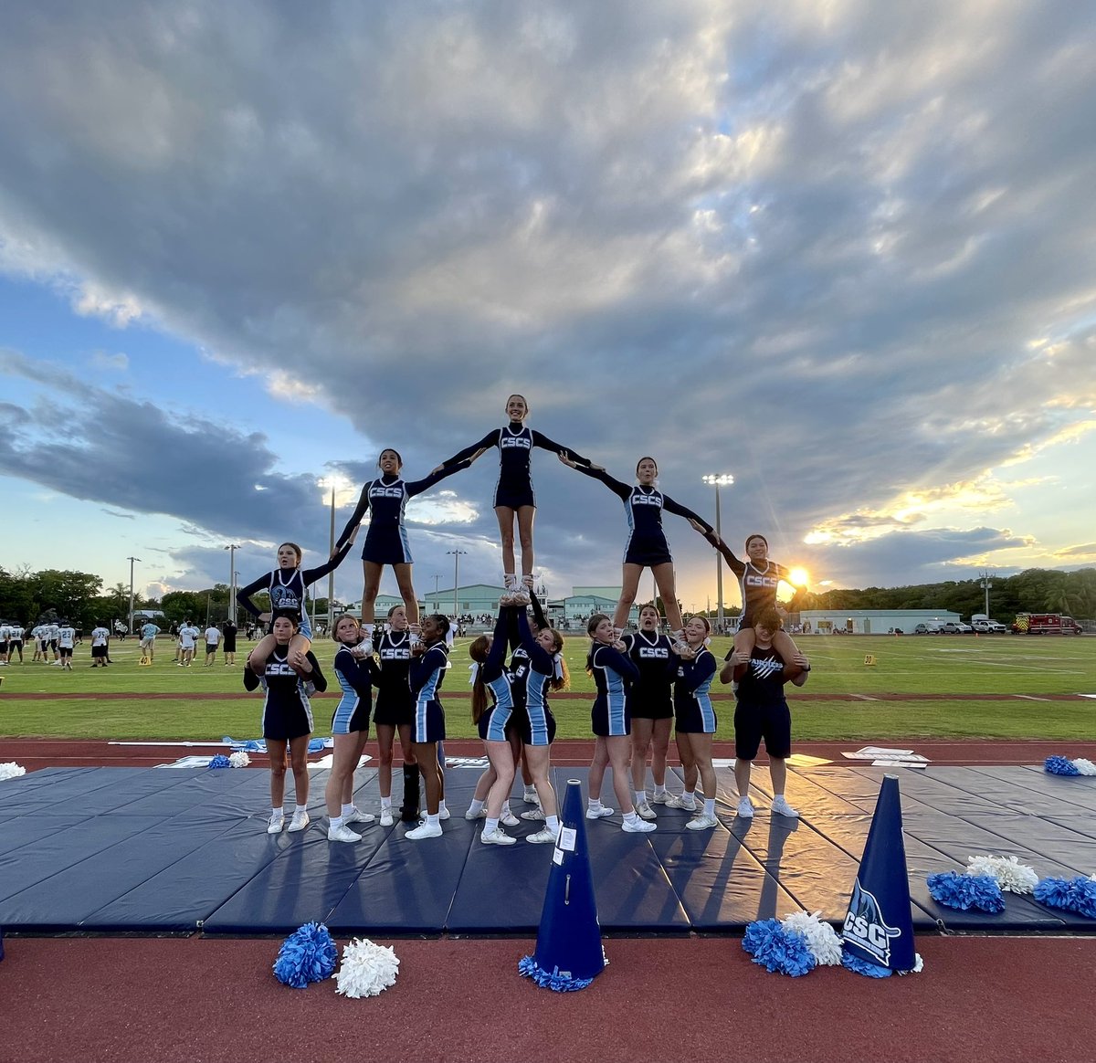 cscpanthers's tweet image. Spring football @ Coral Shores
Our coaches attire is on point 
Let’s gooooo Panthers!
#theKEYS #sunset