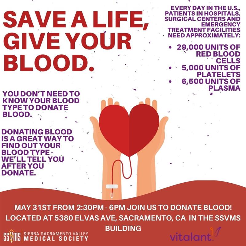 Blood donations save lives. If you needed blood, you'd hope they had enough. Be the hero who makes sure there's enough. Sign up here tinyurl.com/Blood53123 @VitalantCA #BloodDonor #BloodDonation #SaveALife