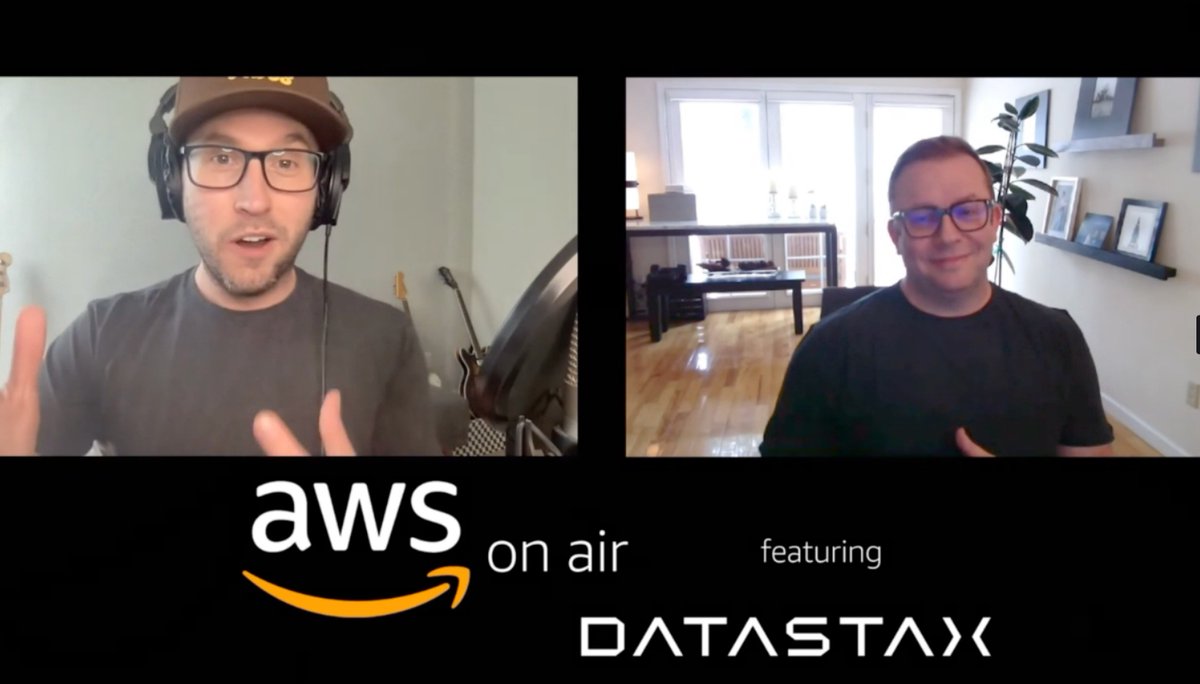 aniat971's tweet photo. DataStax's Mike Hulme is ON AIR with AWS! Tune in to learn about DataStax's #realtimeAI strategy and partnership with #AWS 🚀https://t.co/xw181IUxAt https://t.co/B04dCTll0z