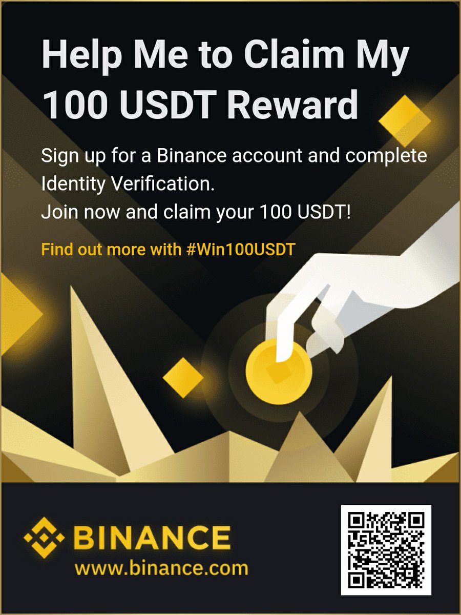 qwe4q8's tweet photo. Claim your free 100usdt now 
#Crypto #binance #USDT #MONEY https://t.co/H4dHDRF4KM