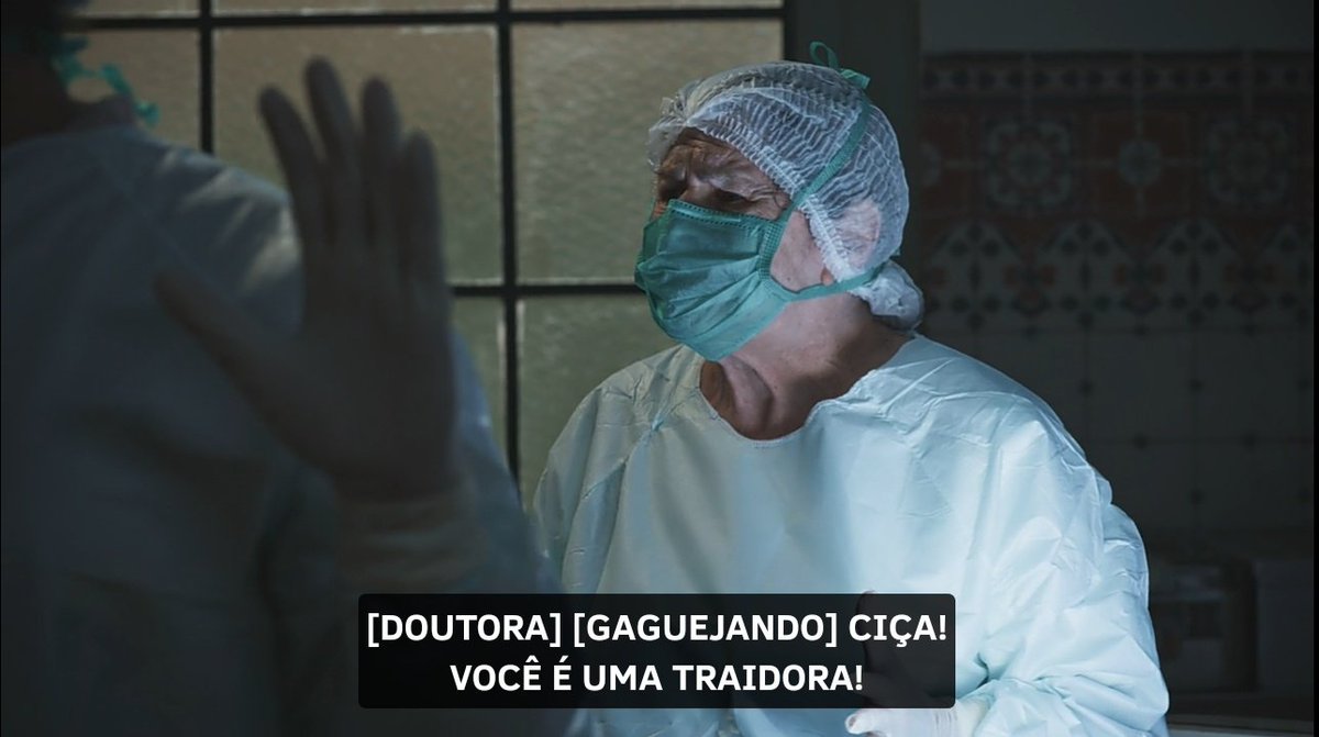 IdoctorhouseI's tweet photo. A Ciça falando pra Doutora que ela já morreu há muito tempo só faz a gente sentir ainda mais pena da personagem #TodasAsFlores https://t.co/2rPXCa1m7C