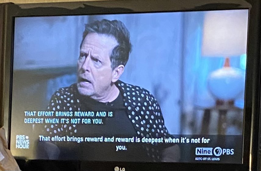 Effort brings reward and reward is deepest when it’s not for you. So true <a href="/MichaelJFoxOrg/">michaeljfox.org</a> <a href="/GITHL1/">Get In the Hearing Loop</a>