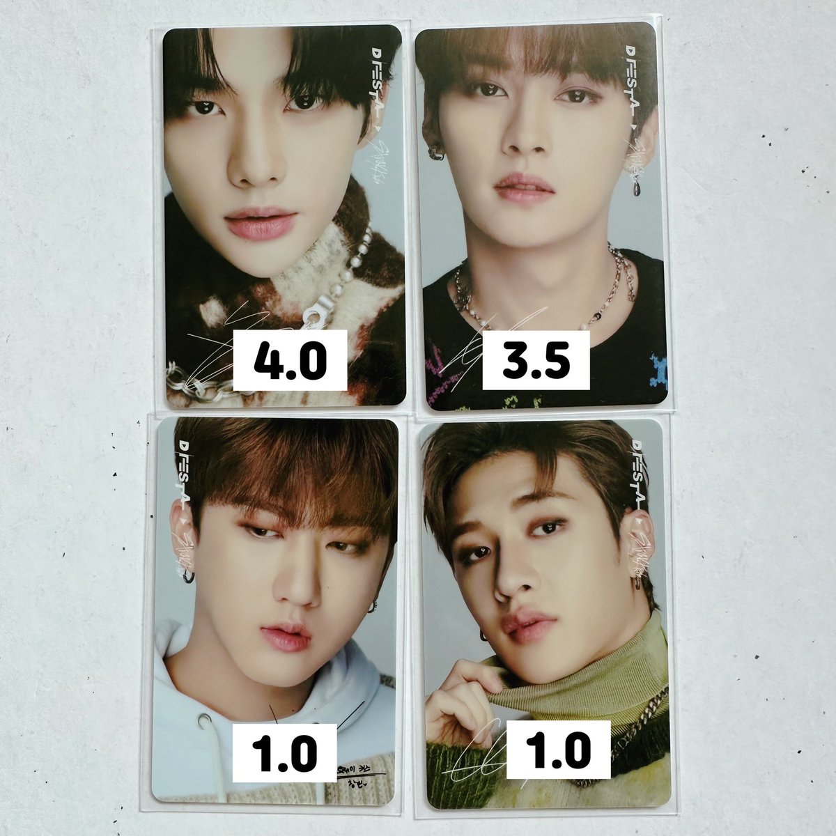 Yangdogarden2's tweet photo. 스트레이키즈 디페스타 입장 포카 양도해요

현진 4.0
리노 3.5
창빈 1.0
방찬 1.0

준등기 0.18 

✅플라스틱 재질 https://t.co/EMRkdRmjKi