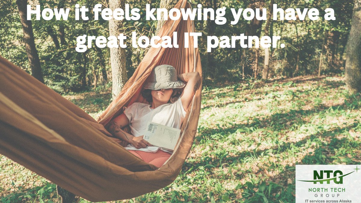 NorthTechGroup's tweet image. Have a great stress free weekend.

#LocalIT #NorthTechGroup #smallbusiness #relax