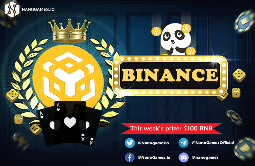 You better have your Nanogames.io account ready! 💪🏻

🏆4 Winners x 25$ each

✔️RT, Like &amp; Follow us
✔️Tag 4 friends with #Giveaway #Binance #BitcoinPizzaDay
🚫Must be registered before the event

⌛️End May 21th @ 9PM EST
#Bitcoin2023 #BNB #Crypto #Ripple #GiveawayAlert