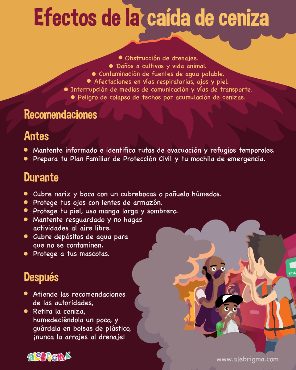 En los últimos días, el volcán Popocatépetl ha tenido mayor actividad, por lo que la emisión de gases y caída de ceniza ha determinado la suspensión de clases presenciales y actividades al aire libre en algunos municipios cercanos. 

#CáidaDeCeniza #Popocatépetl #Volcán