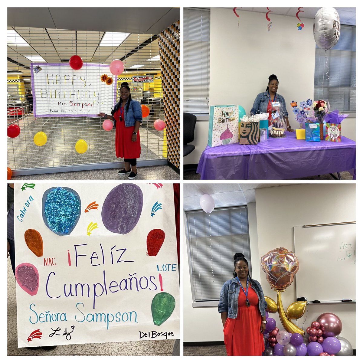 Thank you KMS for a wonderful birthday! You guys are the reason I do this everyday! Students and staff members showed out and filled my day with love, birthday wishes, and songs! #my custodian Mr. Gustavo does the best balloon arrangements!