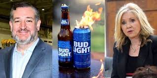 marty_taylorr's tweet photo. Sens.  Ted  Cruz of  Texas and  Marsha  Blackburn  of  Tennessee  not  wanting  to  be  outdone  by  the   overreaching   actions  of  Ron  DeSantis  in  Florida  against  the  LGBTQ+  community  and  culminating  in  his  losing  war  with  Disney.  Have  demanded  answers  from  Budweiser  about  how  they”allowed”  a  trans  person  to  be  on  one  of  their  beer  cans  and  ads.  The  Republican  Senators  who  say  they  “want  government  out  of  business”  are  demanding  internal  documents  about  how  Budweiser  made  a  private  business  decision.  If  they  do  not  get  their  questions  answered  .  They   are  going  to  haul  Budweiser  executives  in  front  of  a  Senate  committee  and  demand  they  answer.  How  is  this  not  weaponize  government  like  the  GOP  is  always  talking  about?  This  is  over  reach  and  not  what  the  Senate  is  supposed  to  do.  I  suspect  the  Senators  are  not  sure  their  MAGA  Base  understands  just  how  bad  the  two  of  them  hate  LGBTQ+. And  feel  a  need  to  remind  them  with  this  crap. Know  what  Senators?  Ask  almost  any  American  alive  and  they  can  tell  your  MAGA/GOP  base  how  much  the  two  of  you  hate  LGBTQ+  and  almost  all  other  groups  in  America  that  are  not  Republicans.  Just  like  you.  @NewBlueUSA @NewBlueTenn  @newblueknox     #DemVoice1