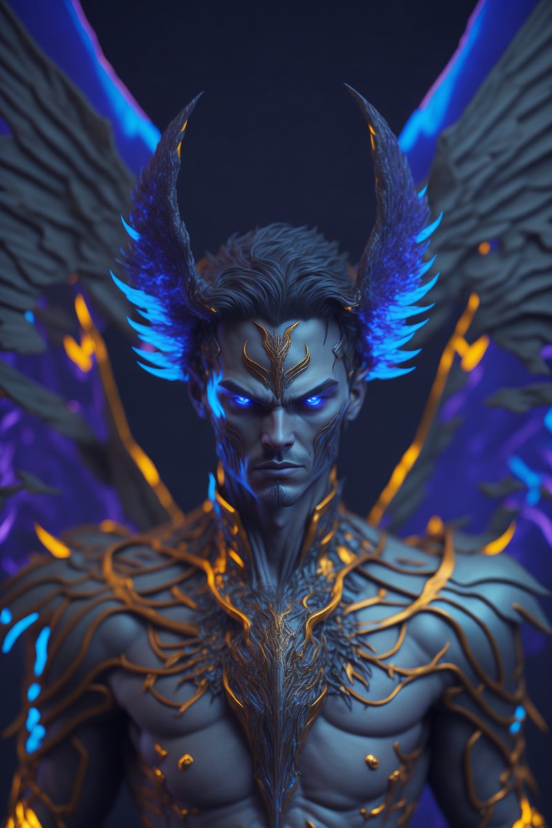 five_hope_bee's tweet photo. Title: Demoniel Chronicles

Story Themes: Battles between angels and demons, destined missions, human faith and hope

Prologue: "Dark Awakening"
made on #leonardoai  #ChatGPT https://t.co/Fa70m3Mh4j
