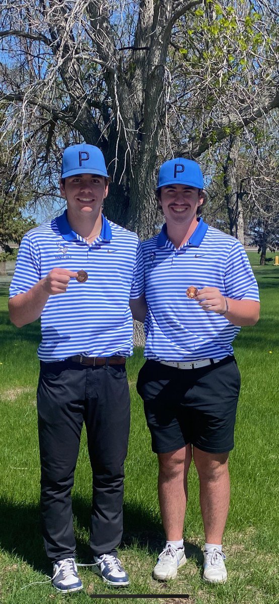 KindredBoysGolf's tweet photo. 2nd Region 2 Ind qualifier in Carrington. Team took 3rd place. Hunter (76) and Kyle (77) individually qualified for state again today. #NDprep https://t.co/Dwppx6WbyQ
