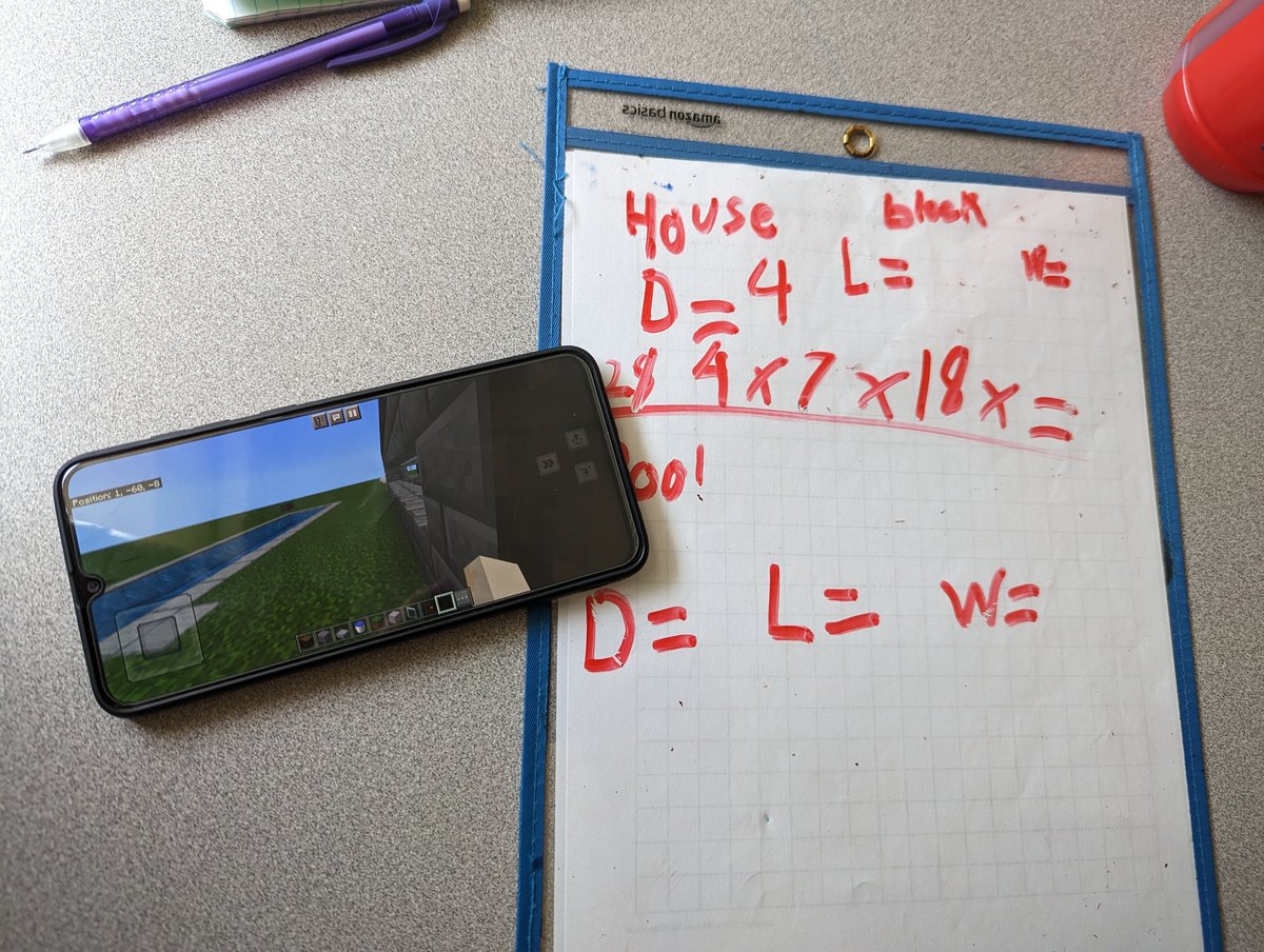 What better way to introduce volume than with Minecraft? 

Thanks again for the devices, <a href="/learningcode/">Canada Learning Code</a> 🔥 #TeacherCon
<a href="/RockyElementary/">Rocky Lake Elementary</a>