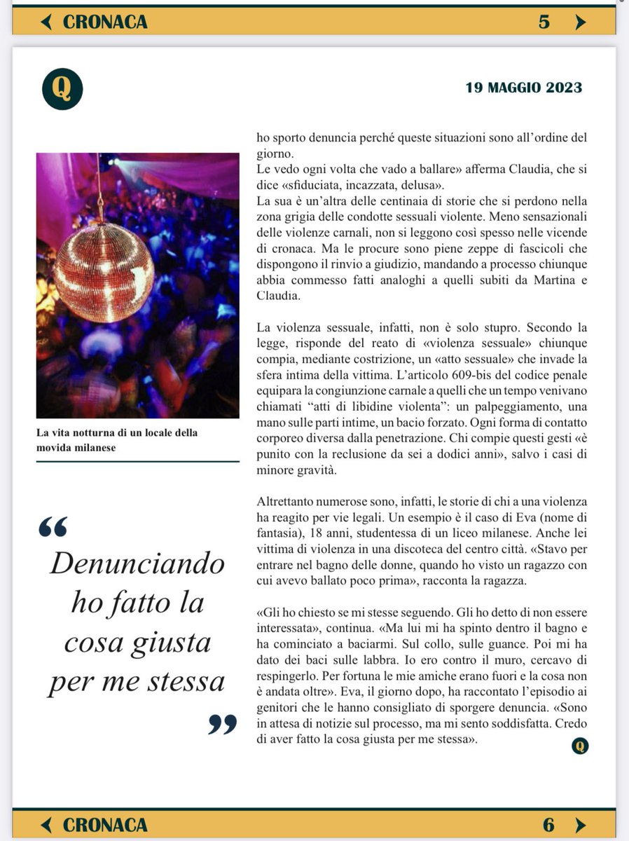 Valentine_cpp's tweet photo. Milano e i pericoli della sua vita notturna. Le storie di tre ragazze milanesi si intrecciano nel panorama sommerso delle violenze sessuali in discoteca. 

Ne ho parlato per @masterx_iulm. L’articolo completo sul nostro Quindicinale: https://t.co/l3o2t1Hpur https://t.co/6Om1AgMYOB