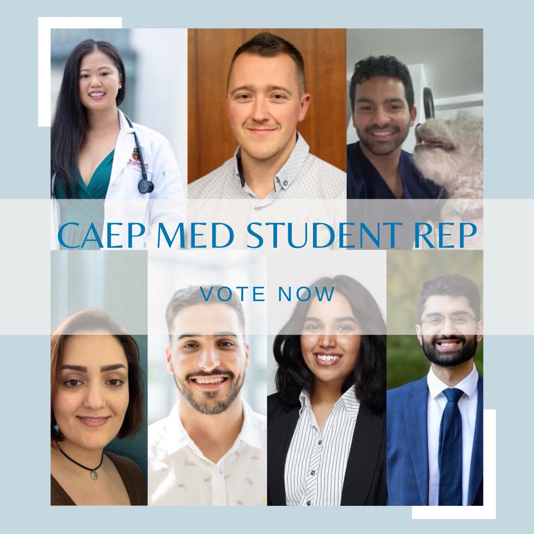 Don’t forget to vote for the next CAEP MSR by May 27th at 1159 EST! Cast your vote and check out all the candidate’s written and video platforms here: forms.gle/SChYWoFY4aEEoa… @CAEP_Docs @CAEPResidents
