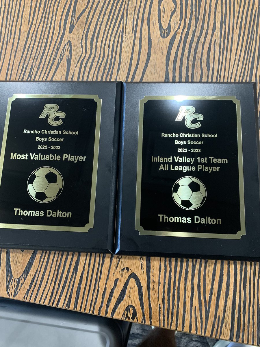 Blessed to be named team MVP as well as Inland Valley 1st Team All League in soccer!!