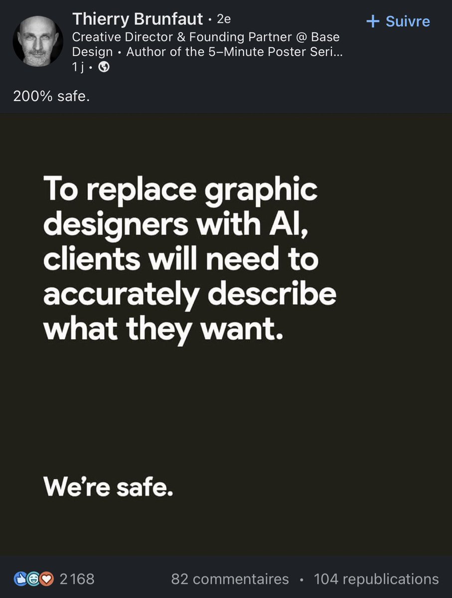 Cette image m’a fait sourire #AI #IA