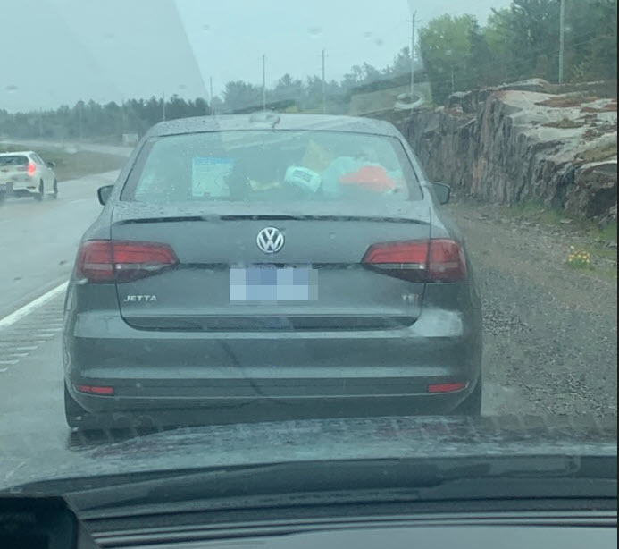 #NipissingWestOPP conducted a traffic stop on #Hwy69, south of #Sudbury, with a vehicle traveling 146km/h in a posted speed limit of 100km/h. The 34 y/o driver from #Toronto, was a suspended driver & was charged with #speeding & driving while under suspension. #SlowDown. ^rl