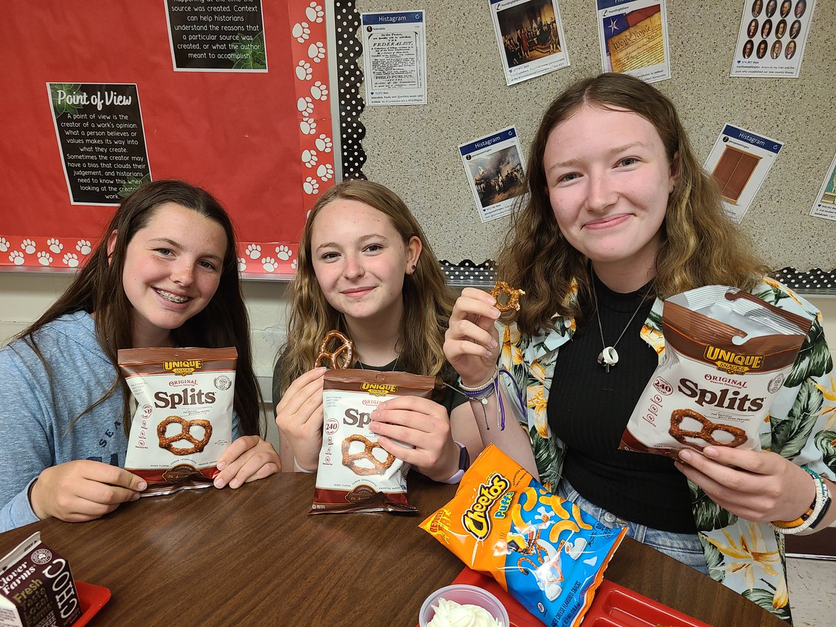 Many of our student activities involve donations from families and/or companies. When contacted, Unique Snacks is always willing to donate some snacks for our activities. Most recently they have donated to our 8th grade celebration and our Mini THON event. Thanks #GetUnique