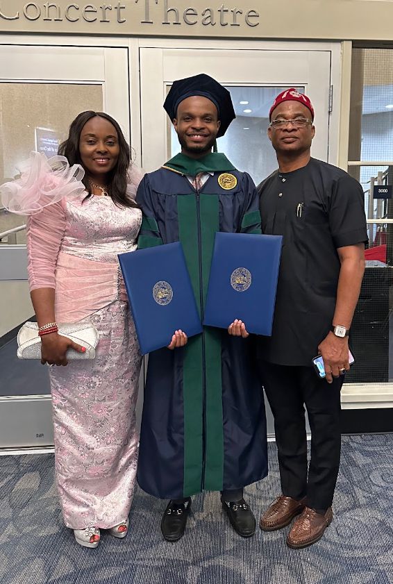 igboness's tweet photo. Celebrating  #Igboness Dr. Devine Nwafor, from Akwa Village in Ifitedunu who graduated on May 12, 2023 in US with an MD in Medicine &amp; a Ph.D. in Neuroscience, and was the  overall best student. Congratulations our specialist  Neurosurgeon https://t.co/eaOkUjyk53