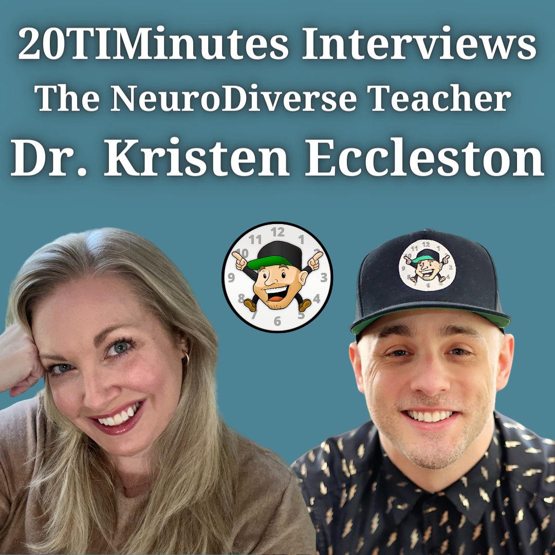 Interview w/ Dr. Kristen Eccleston (<a href="/neurodiv_teach/">Dr. Kristen Eccleston</a>) is now available on all streaming platforms!

🎧 pod.link/1541150759/epi…

📺 youtu.be/K3x-vkEt4CE

🔗 20TIMinutes.com