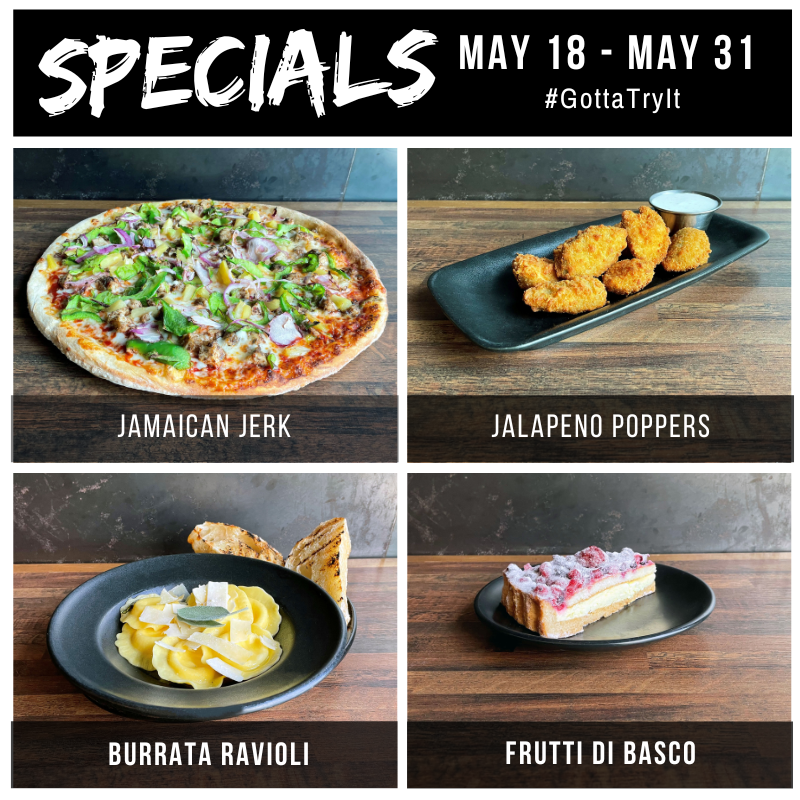 New Specials Alert!!! Featuring Burrata Cheese filled Ravioli in a light lemon butter sage sauce.  Finish off the meal with our Frutti Di Bosco Cake!

#gottatryit #specials #morethanjustpizza #pizzaworks