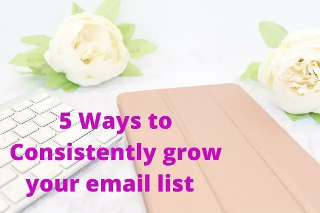 5 Ways to Consistently Grow your Email List 

#Eleftheriabusinesspr #Digitalmarketing #onlinebusiness #writingcommunity #Pinteresttips #onlineshop #Pinterestads #marketingtips #contentstrategist #contentmarketing #growyourtraffic #blogposts #SEOtips 

buff.ly/3Aph2iC