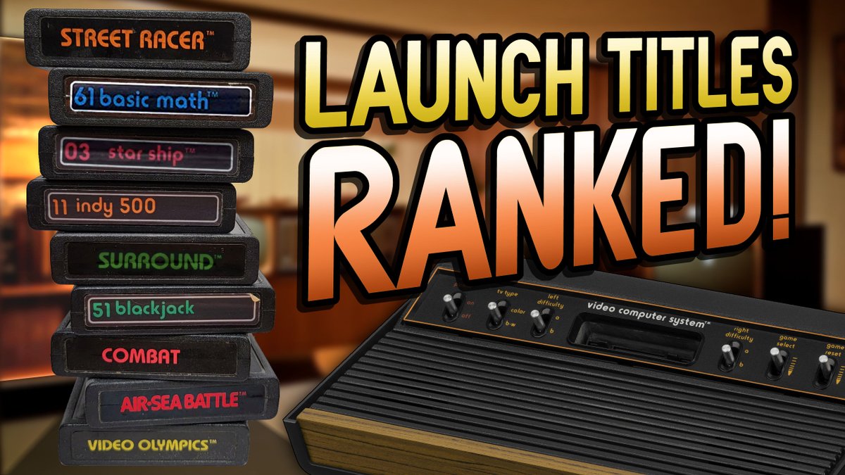 GenXGrownUp's tweet photo. It's been 45+ years since @Atari released the original VCS accompanied by nine launch games. How have they aged? How would YOU rank them? 🕹️ Click to see our rankings! 👇
▶️WATCH: https://t.co/BNuHy3IS1d 
#GenX #80s #atari2600 #atarivcs #RETROGAMING #videogames https://t.co/S1CH7d1Iqa