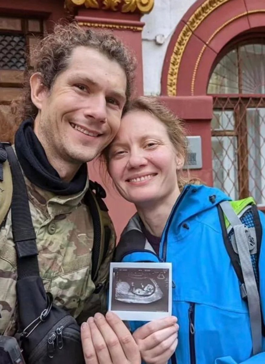 Vitalia Kyrkach-Antonenko, the wife of the fallen Ukrainian defender from Slovyansk, gave birth to their daughter. 

 'Please, everyone who knows my husband, Vitaly Kirkach-Antonenko, congratulate him on becoming a father. Anyone in Slovyansk, visit him and give to him flowers.…