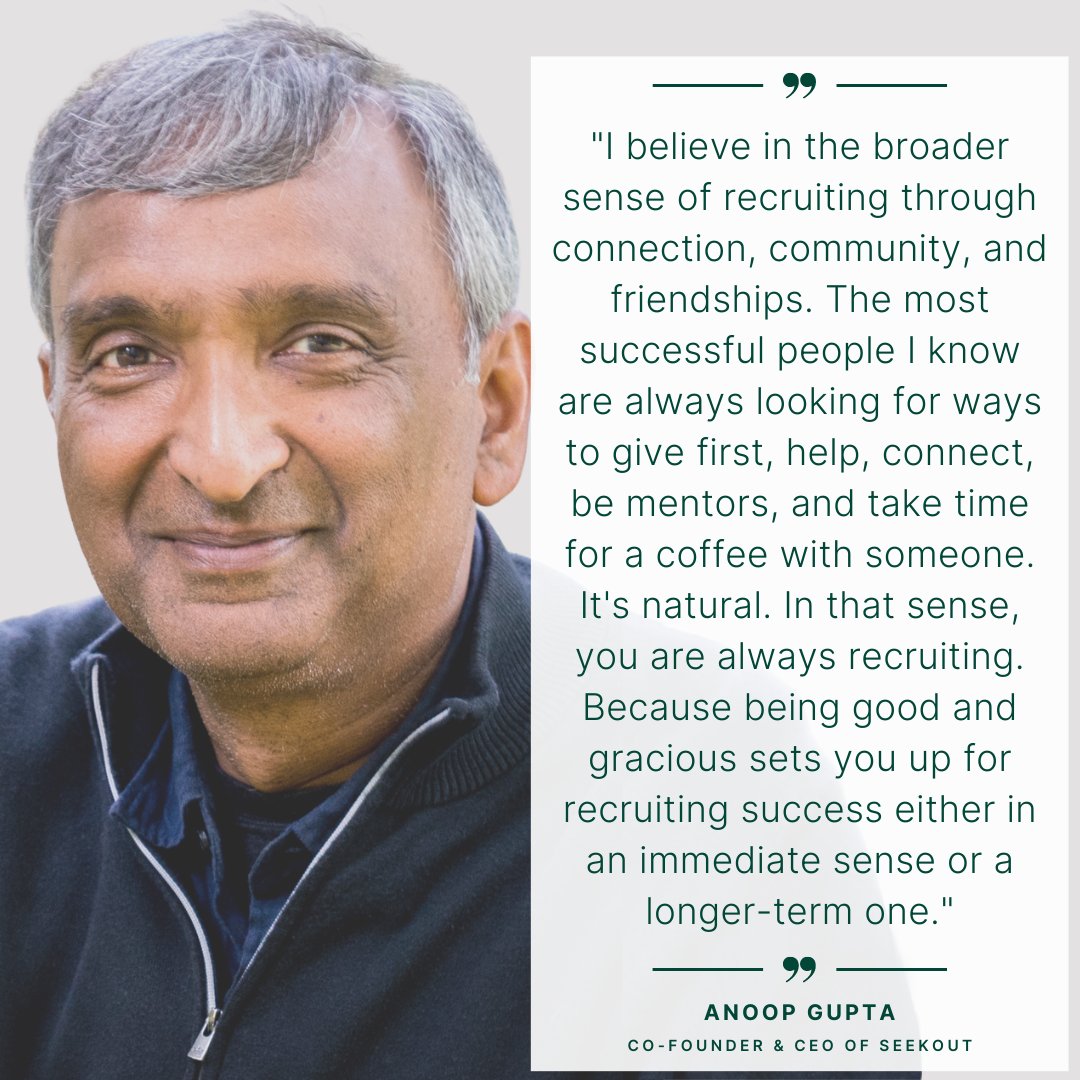 MadronaVentures's tweet photo. Do you have a culture of recruiting? In this week's Hooked, @AudraAlab dives into unlocking the power of all the recruiters on your team. She explains #recruiting should be a team sport and should be constant! 📖👉 https://t.co/SLlieHxFto

@SeekOut @anoopxgupta #culture #people https://t.co/X2KFiHqxGz