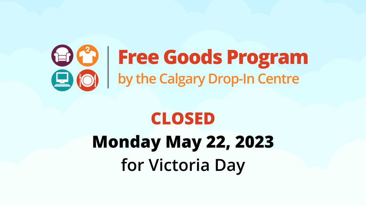 Our Donation Centre will be closed on Monday, May 22nd for Victoria Day with regular hours resuming on Tuesday. Looking for other ways to give on that day? Our Amazon wish list is up to date with our most needed items. Please consider donating here: ow.ly/yKKp50K7zmF