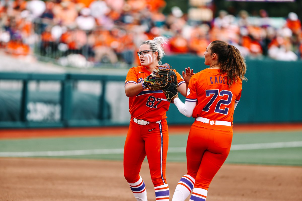 clemsonsoftball's tweet photo. We forgot how much we love postseason at McWhorter😁 https://t.co/lJvq2Hr5Nj