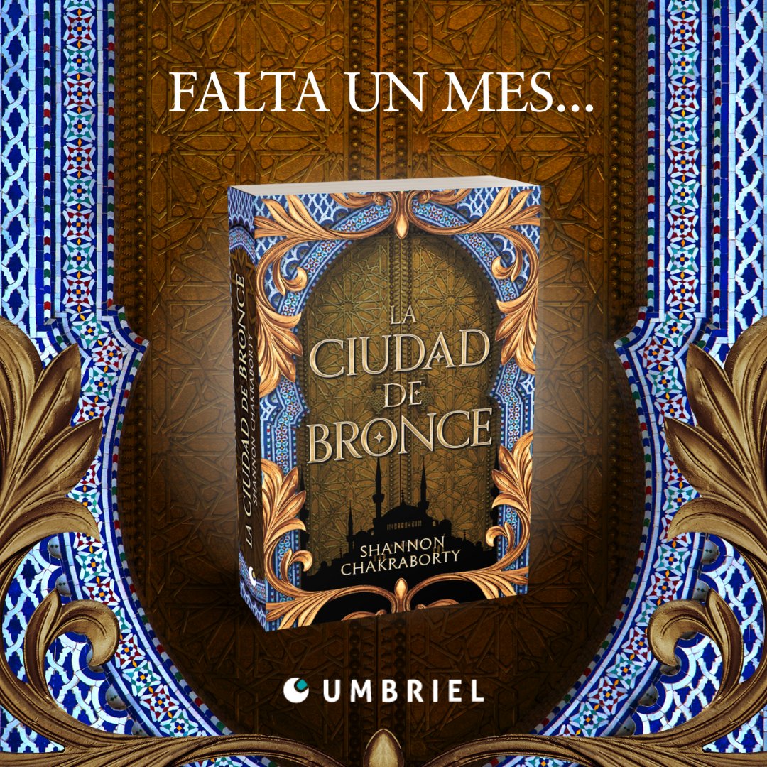 En un mes os daremos la bienvenida a #Daevabad...🔥 En #LaCiudadDeBronce de @SAChakrabooks, Nahri debe emprender un viaje hacia esta ciudad impregnada de magia y fuego, donde su presencia amenaza con desatar una guerra que lleva siglos gestándose. 👑¡20 de junio a la venta!👑