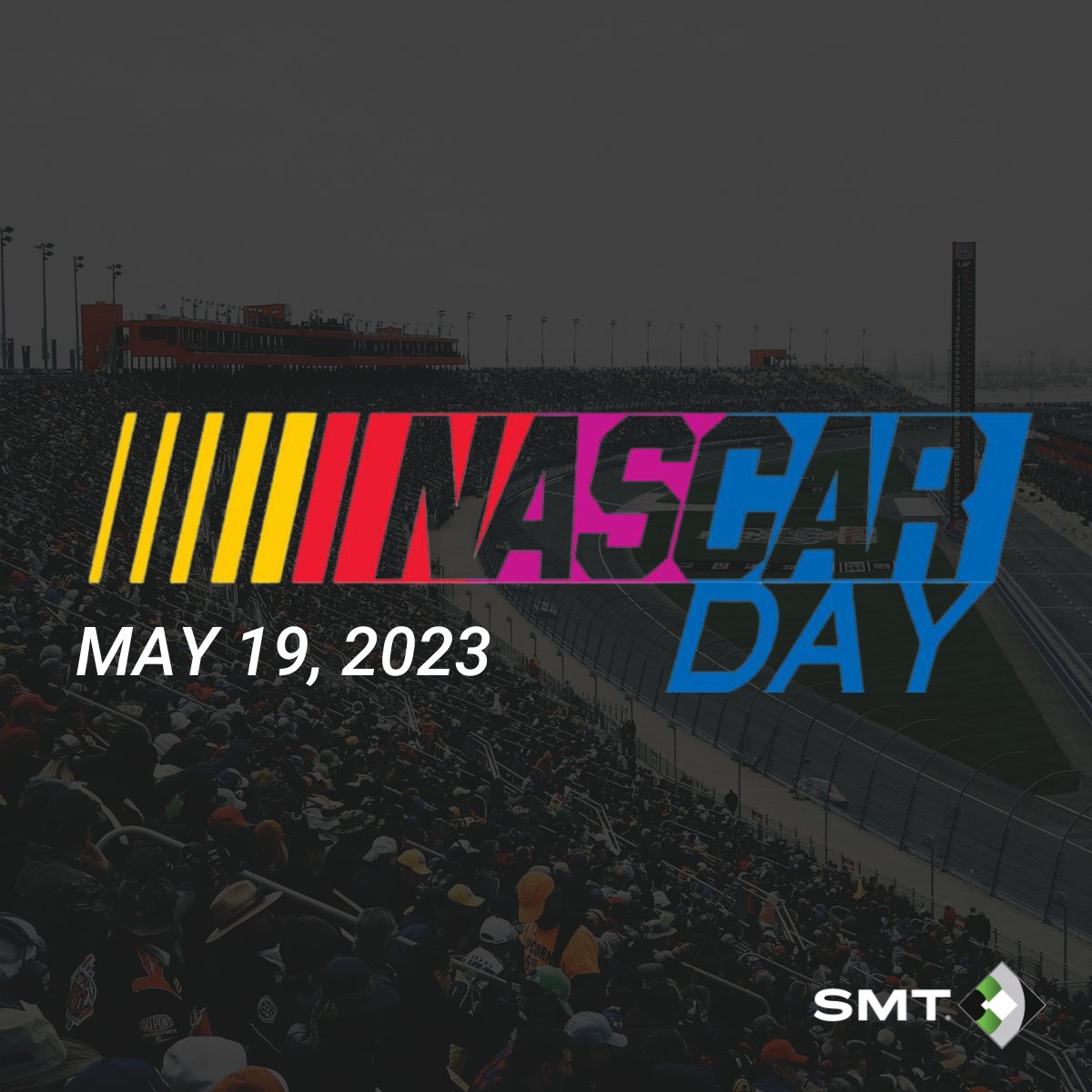 Happy @NASCAR Day from the SMT team! 🏁 Proud to be a part of the community continuing to elevate the race experience for all! 🎥📈

We're gearing up to deliver our signature race tech at the iconic return of the Cup at @NWBSpeedway after 27 years! Are you ready?! #AllStarRace