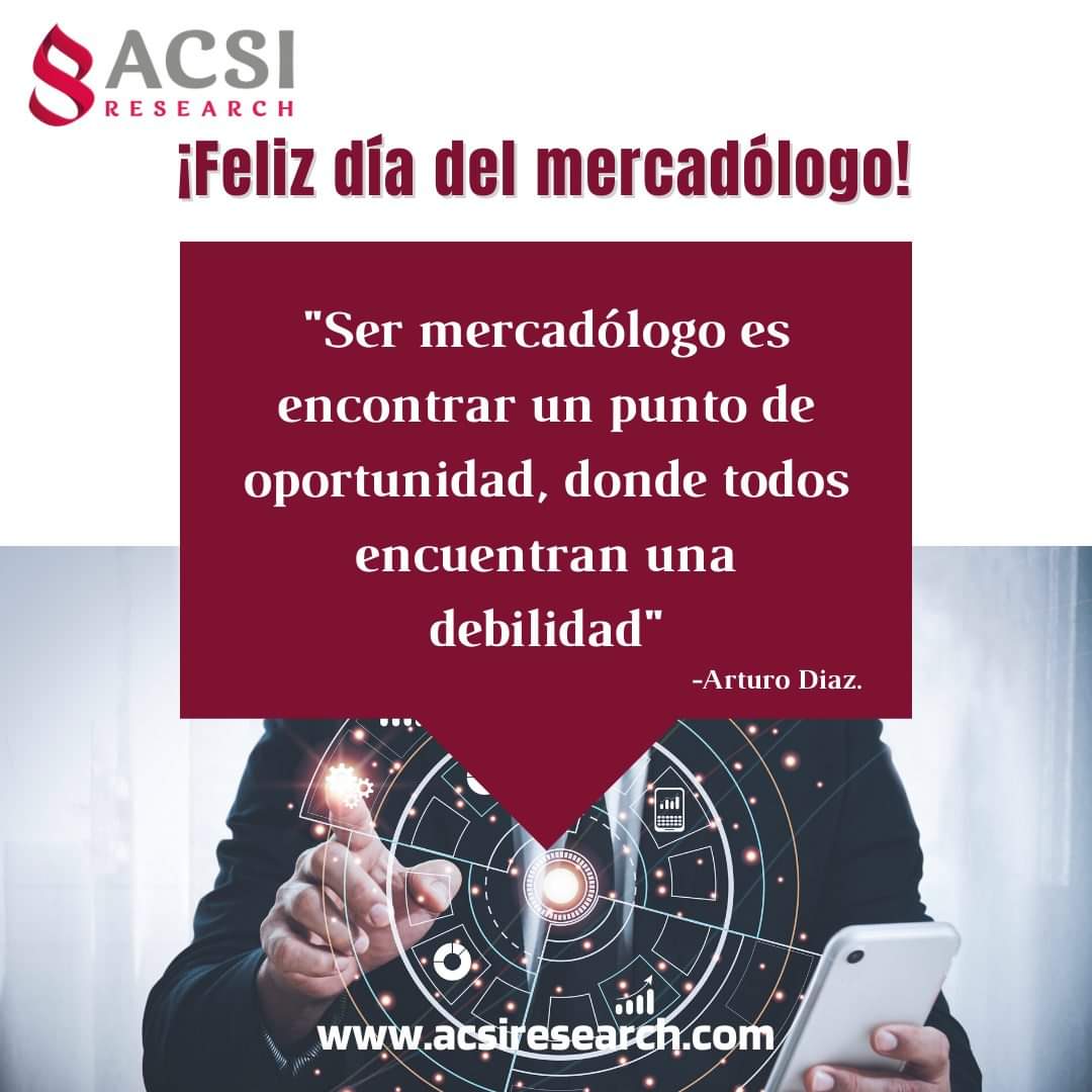 "...Por ser estratega, INVESTIGADOR, analista, publicista, diseñador, abogado, contador, administrador, líder, creativo.... pero sobretodo GRACIAS, por siempre dejar MARCA."📊📚💻

¡Feliz día del mercadólogo!🥳
.
.
.
#DiaDelMercadologo #Mercadotecnia #Marketing #Mercadologo