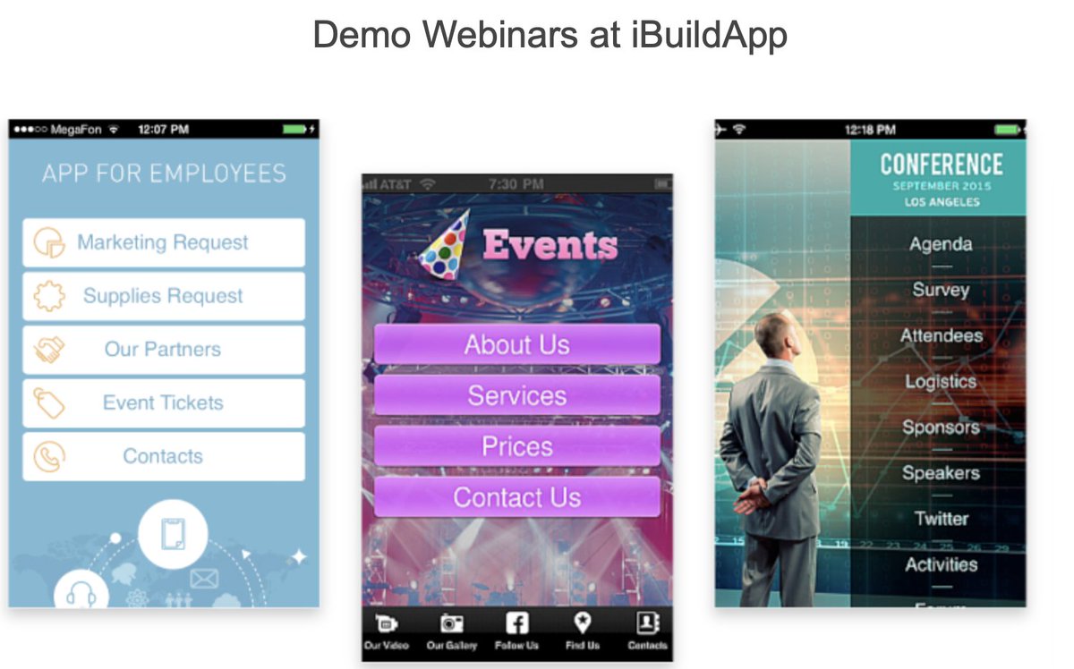 Book a demo to learn how to create your own business app ibuildapp.com/request-a-demo…