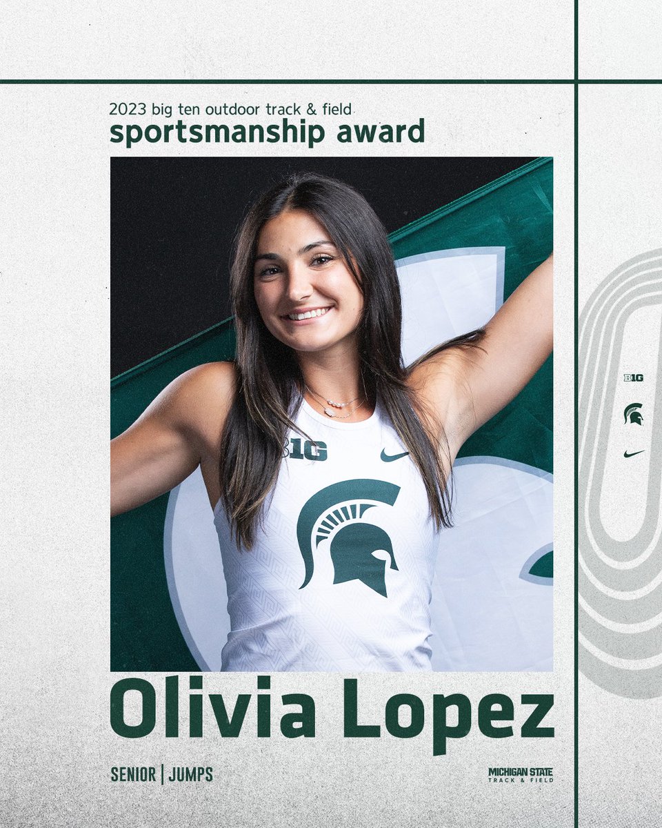 Congratulations to our 2023 Big Ten Sportsmanship Award winners, Josh DeVries and Olivia Lopez!

#GoGreen