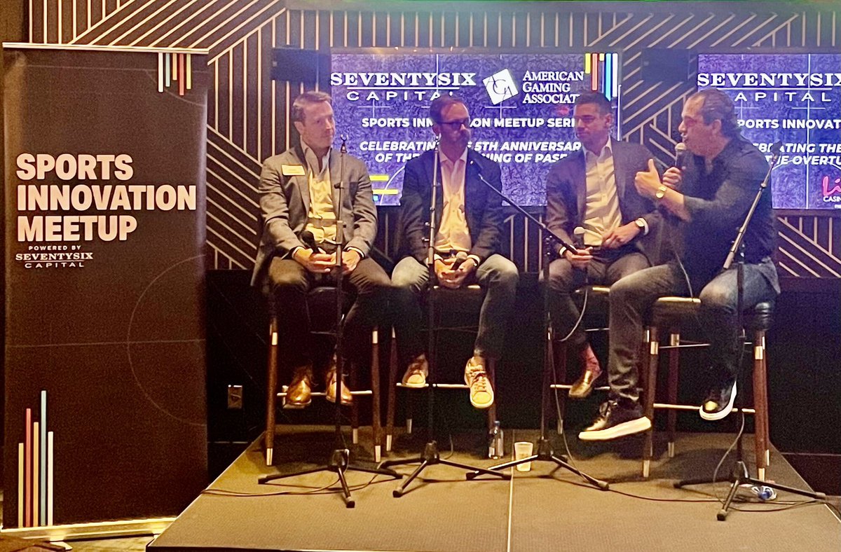 76Capital's tweet photo. Another successful Sports Innovation Meetup 👊
#SportsTechVC #sportsbetting #PASPA #networking https://t.co/2jCimPReNv