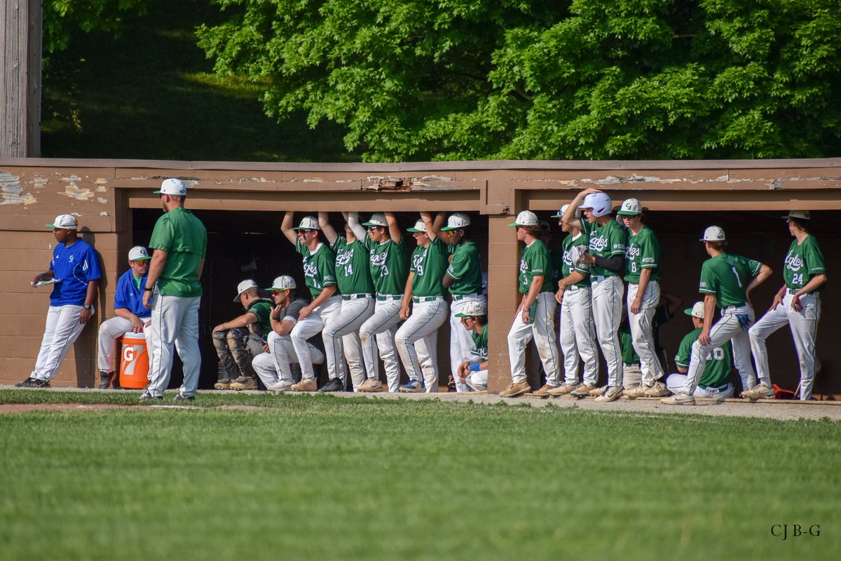colliemo's tweet photo. CJ Eagles Baseball defeats Greenon in the first round of tournament play. @CJEaglesSports @cjeaglesBB https://t.co/DBUZK1cZG6