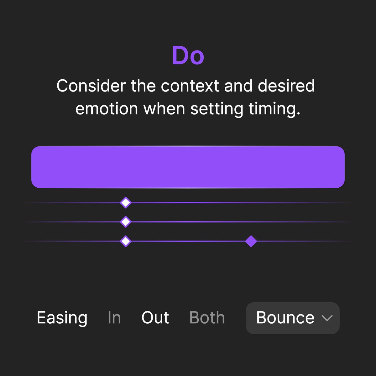 artboard_studio's tweet image. 4/8 - Do: 🎭

Consider the context and desired emotion when setting timing. Timing isn&apos;t just numbers; it&apos;s a powerful storytelling tool.

#DesignStorytelling #EmotionalDesign

👇